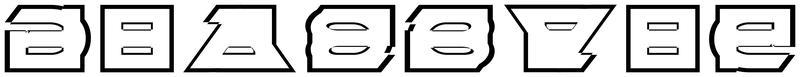 Ambigram for deadbeef in Ethnocen